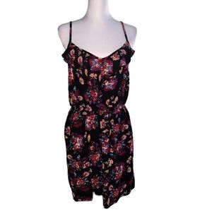 Aqua Blues🦎Floral Spaghetti Strap Dress🌵